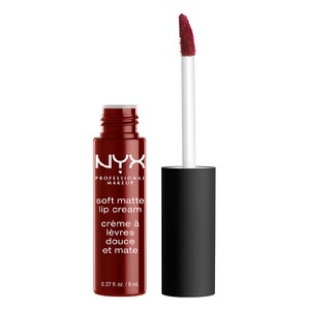 5 x NYX Professional Makeup Soft Matte Lip Cream, Madrid (Cranberry)
